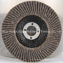 Heated Aluminum Oxide with Fibre Glass Cover Flap Disc